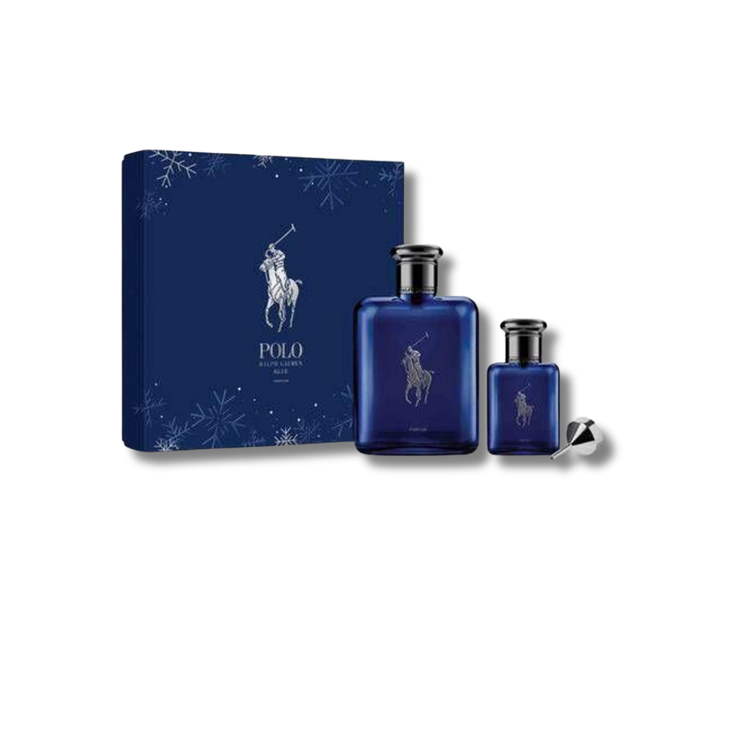 RALPH LAUREN POLO BLUE PARFUM SET 3PCS