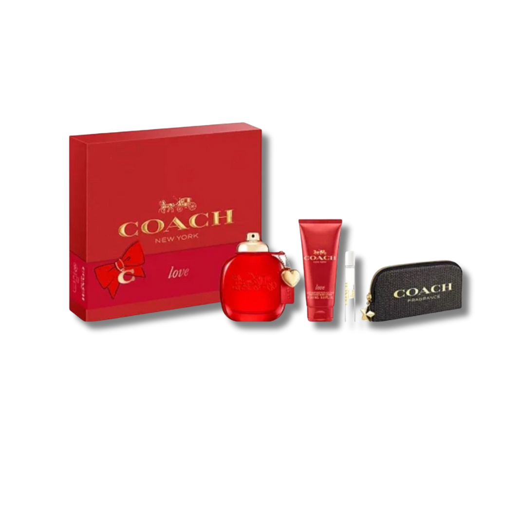 COACH NY LOVE EDP SET 4PCS