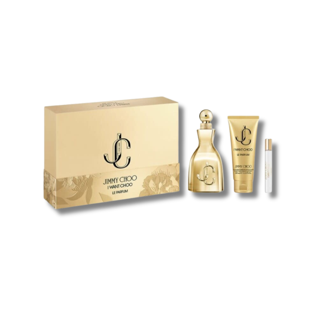JIMMY CHOO I WANT CHOO LE PARFUM SET 3PCS