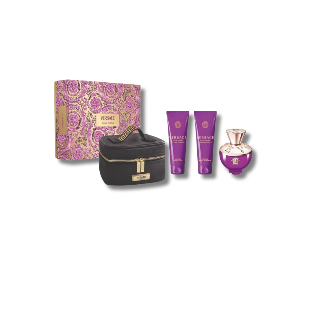 VERSACE DYLAN PURPLE SET 4PCS