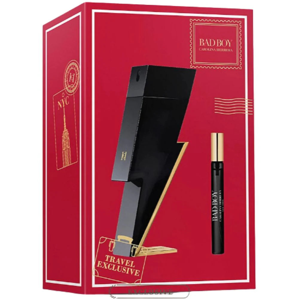 CAROLINA HERRERA BAD BOY EDT SET 2PCS