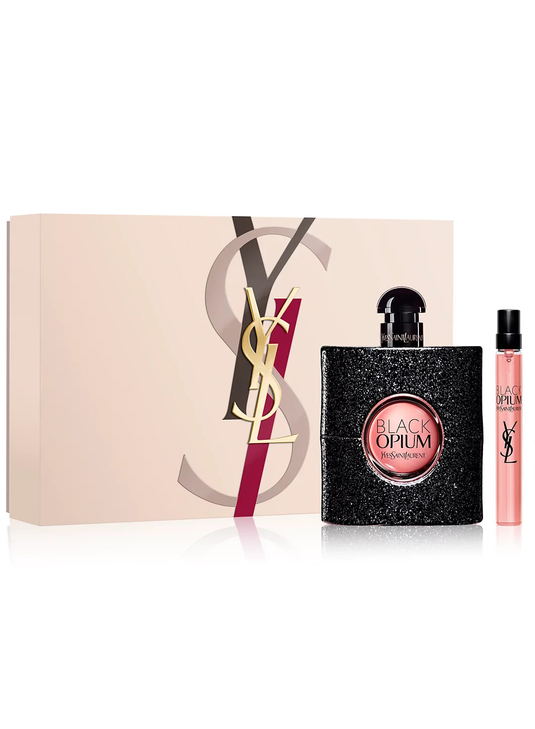 YSL BLACK OPIUM EDP SET 90ML+10ML+LIPSTICK