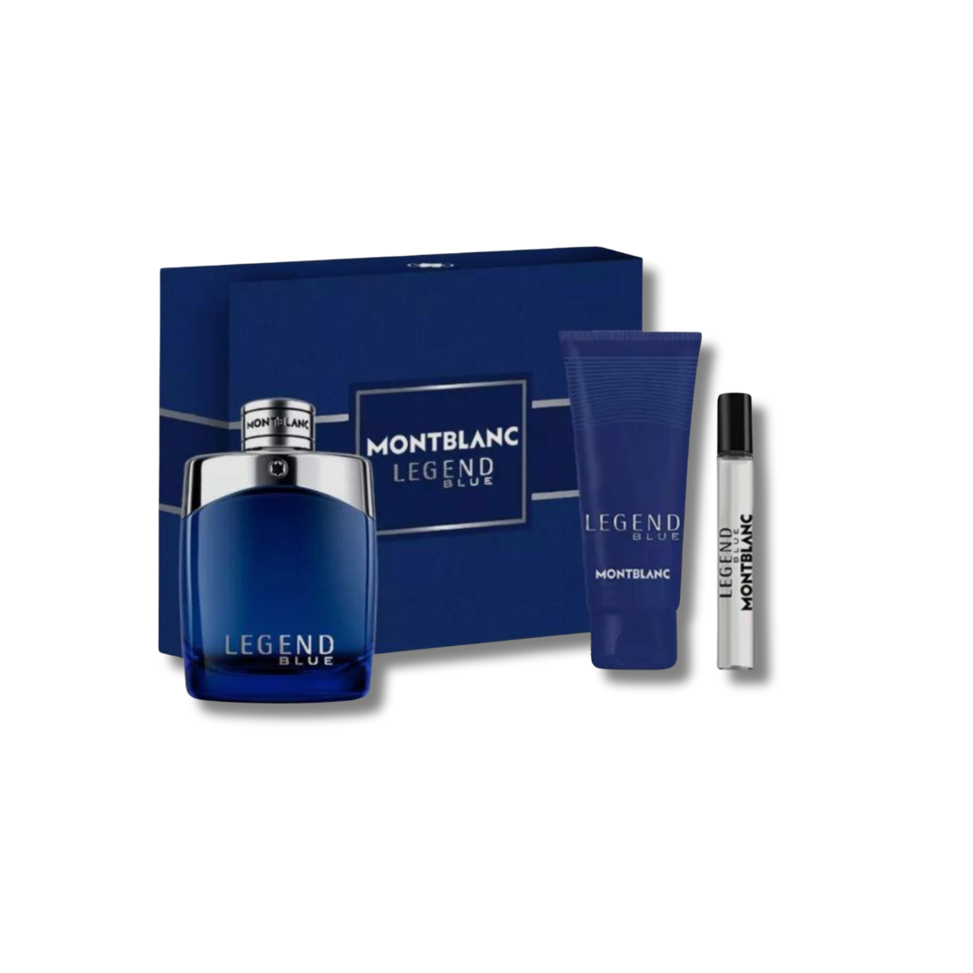 MONTBLANC LEGEND BLUE EDP SET 100ML+SG+7ML