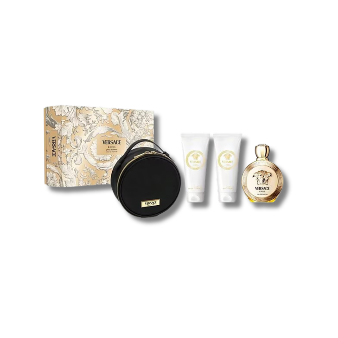 VERSACE EROS FEMME EDP SET 100ML+SG+BL+POUCH