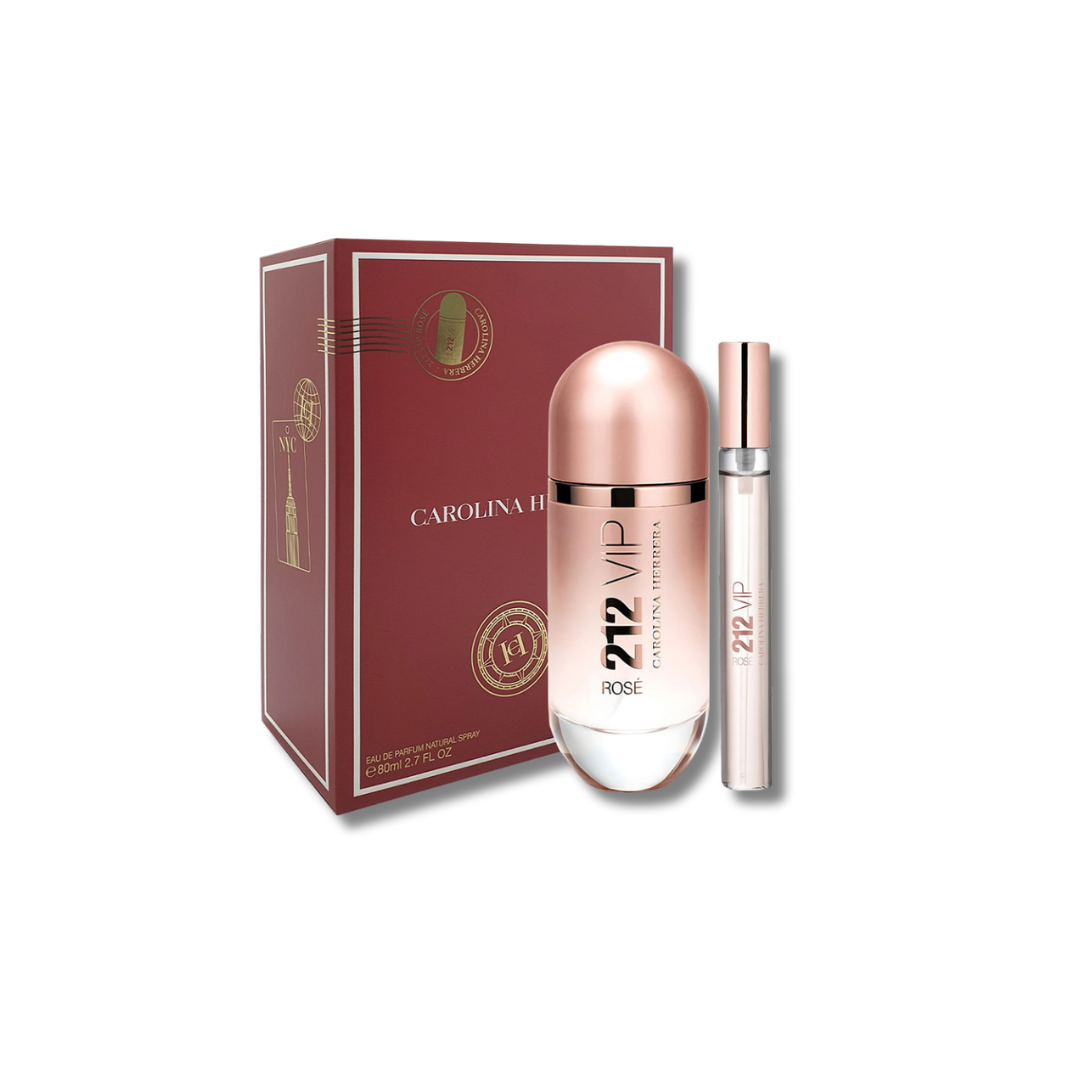 CAROLINA HERRERA 212 VIP ROSE SET 2PCS