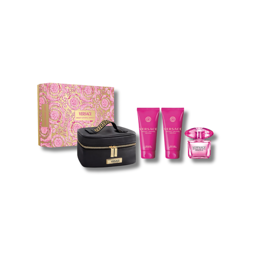 VERSACE BRIGHT CRYSTAL ABSOLU EDP SET 4PCS