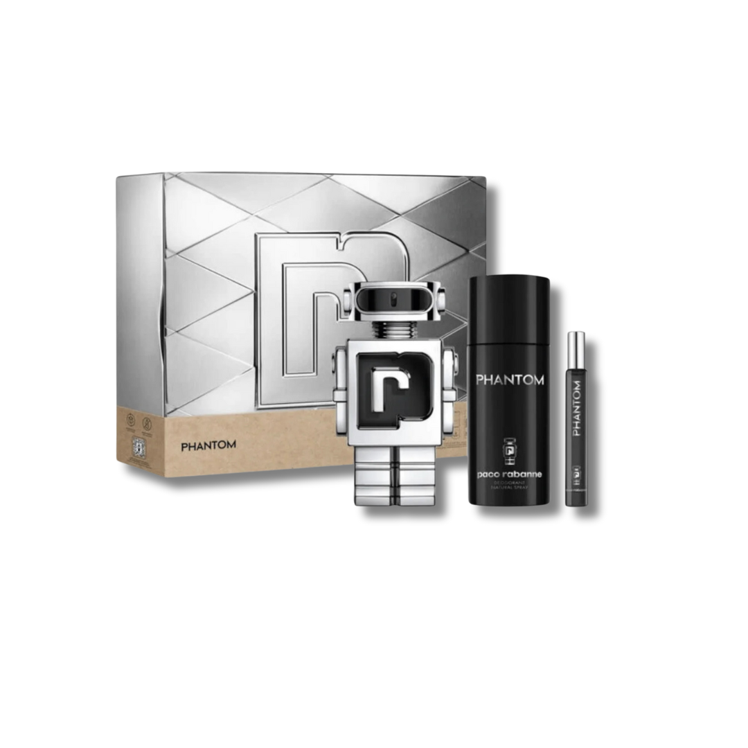 RABANNE PHANTOM EDT 100ML SET 3PCS