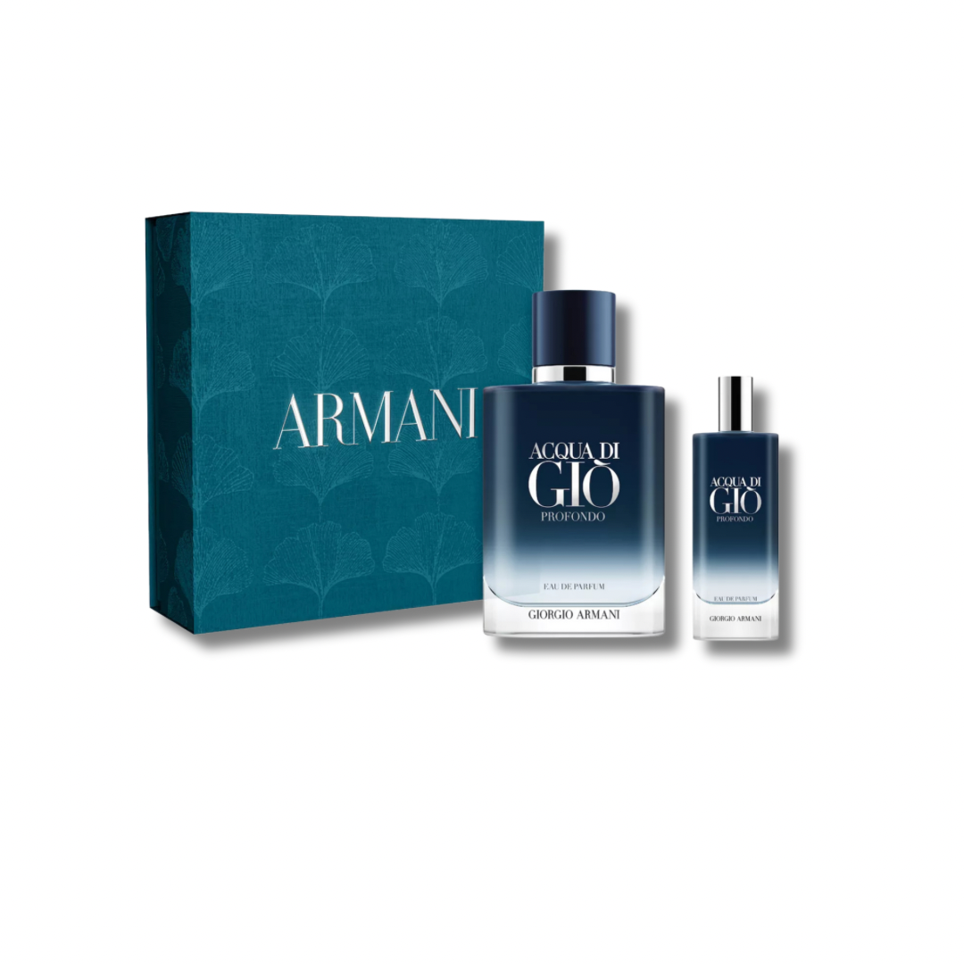 GIORGIO ARMANI ACQUA DI GIO PROFONDO EDP 100ML SET 2PCS