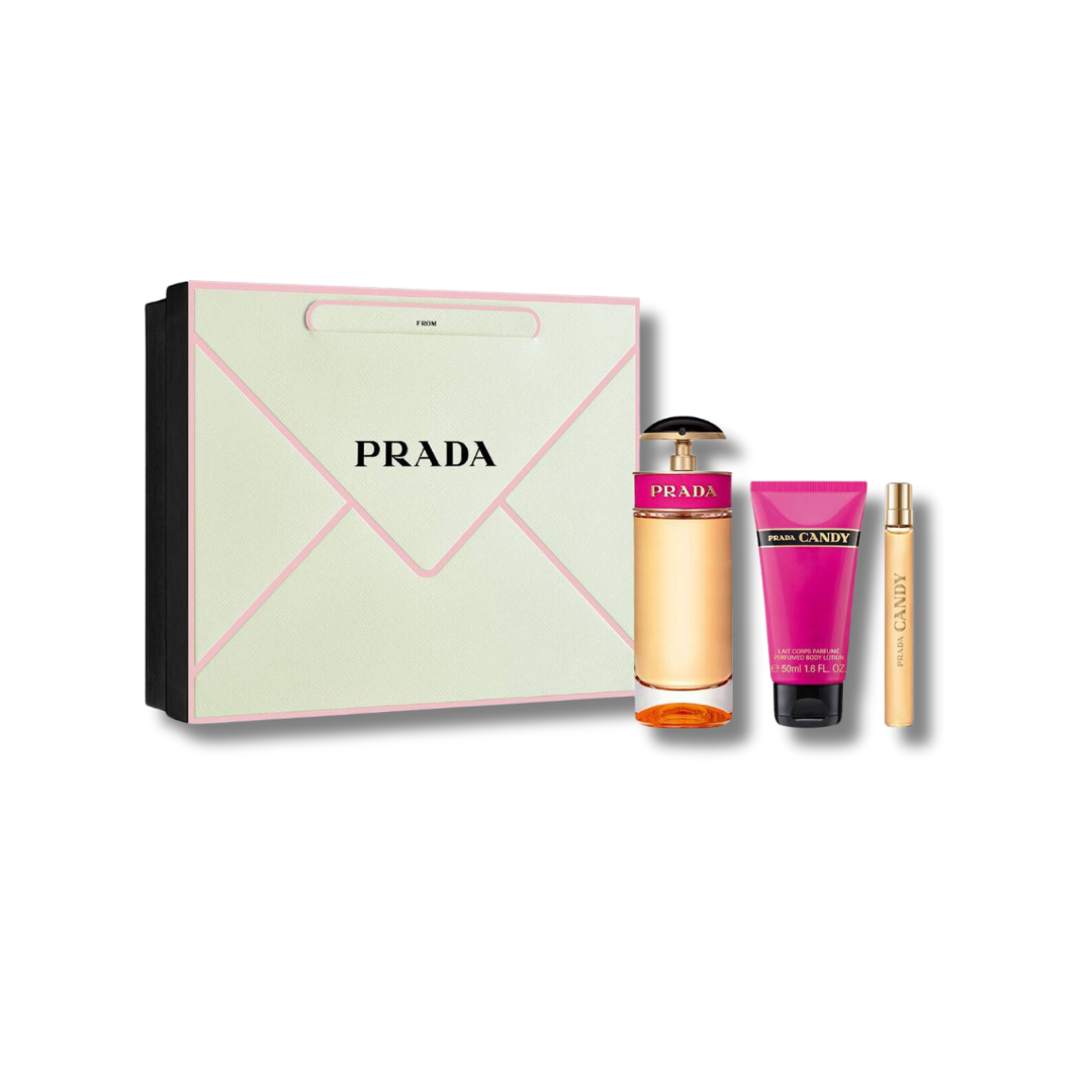 PRADA CANDY EDP 80ML SET 3PCS