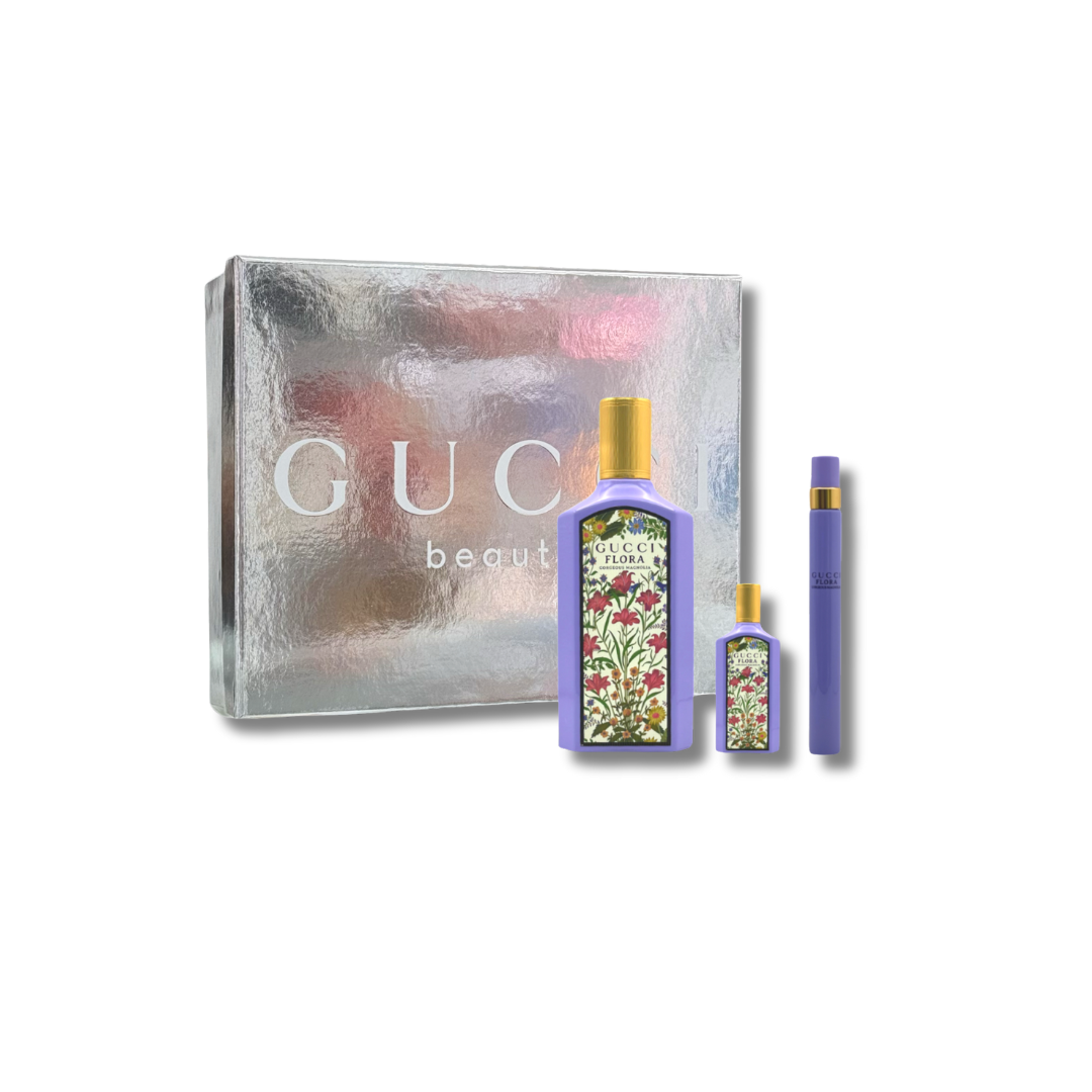 GUCCI FLORA MAGNOLIA EDP SET 3PCS
