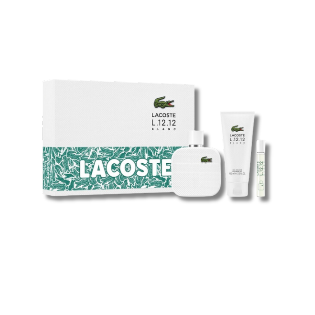 LACOSTE BLANC EDT SET 3PCS