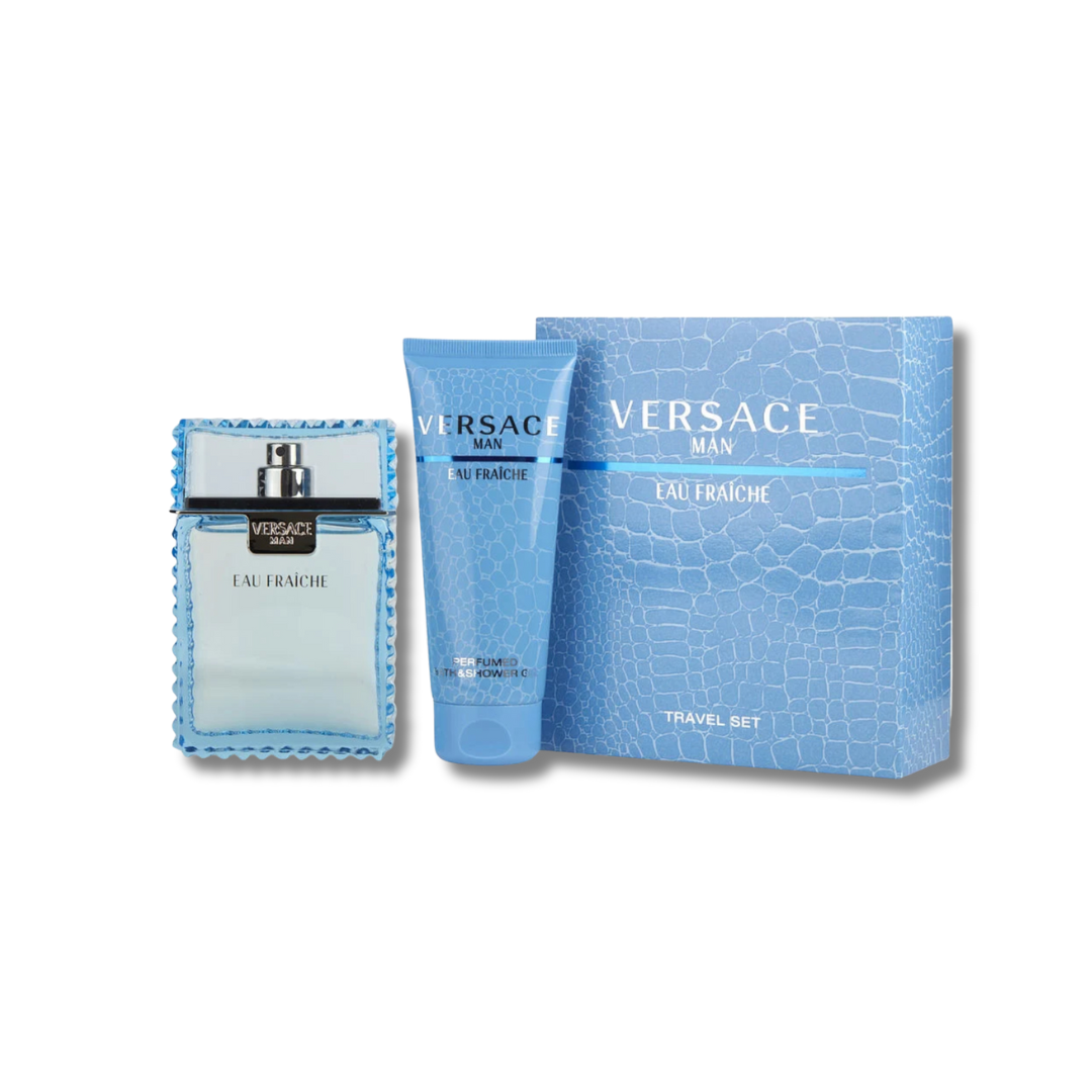 VERSACE MAN EAU FRAICHE EDT 100ML SET DE 2 PIEZAS