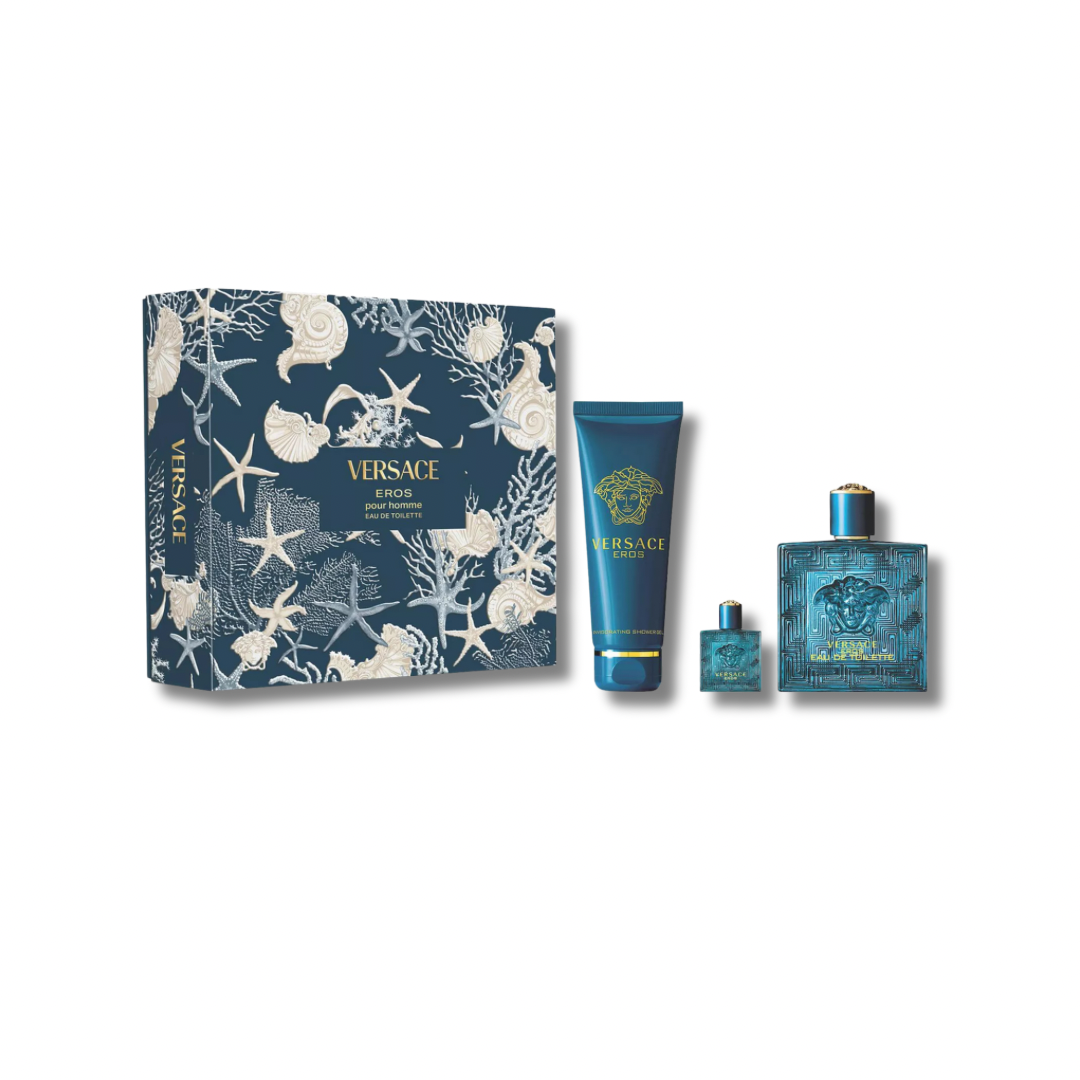VERSACE EROS EDT SET 3PCS