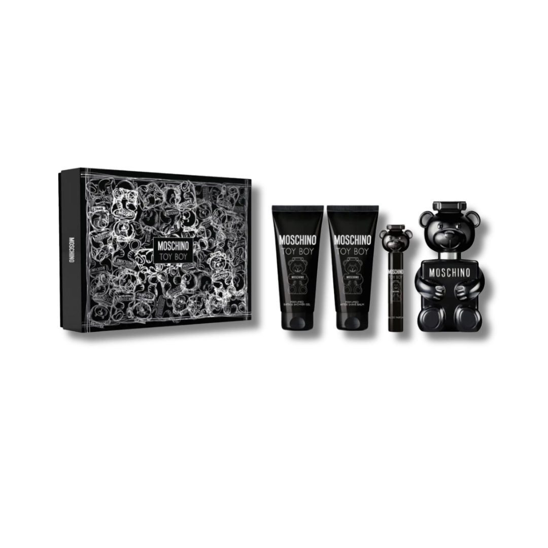 MOSCHINO TOY BOY EDP 100ML SET 4PCS