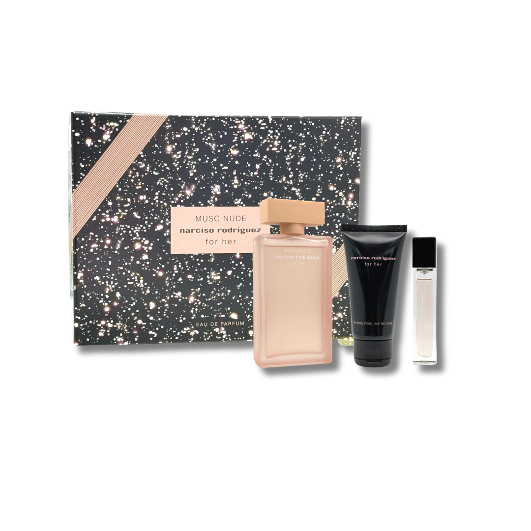 NARCISO RODRIGUEZ MUSC NUDE EDP SET 3PCS