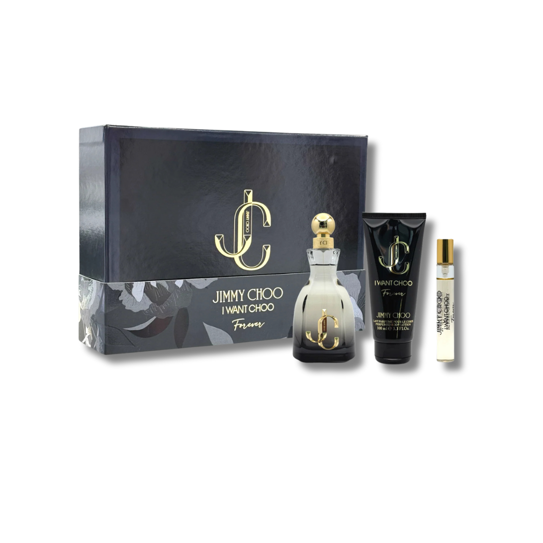 JIMMY CHOO I WANT CHOO FOREVER EDP 100ML SET 3PCS