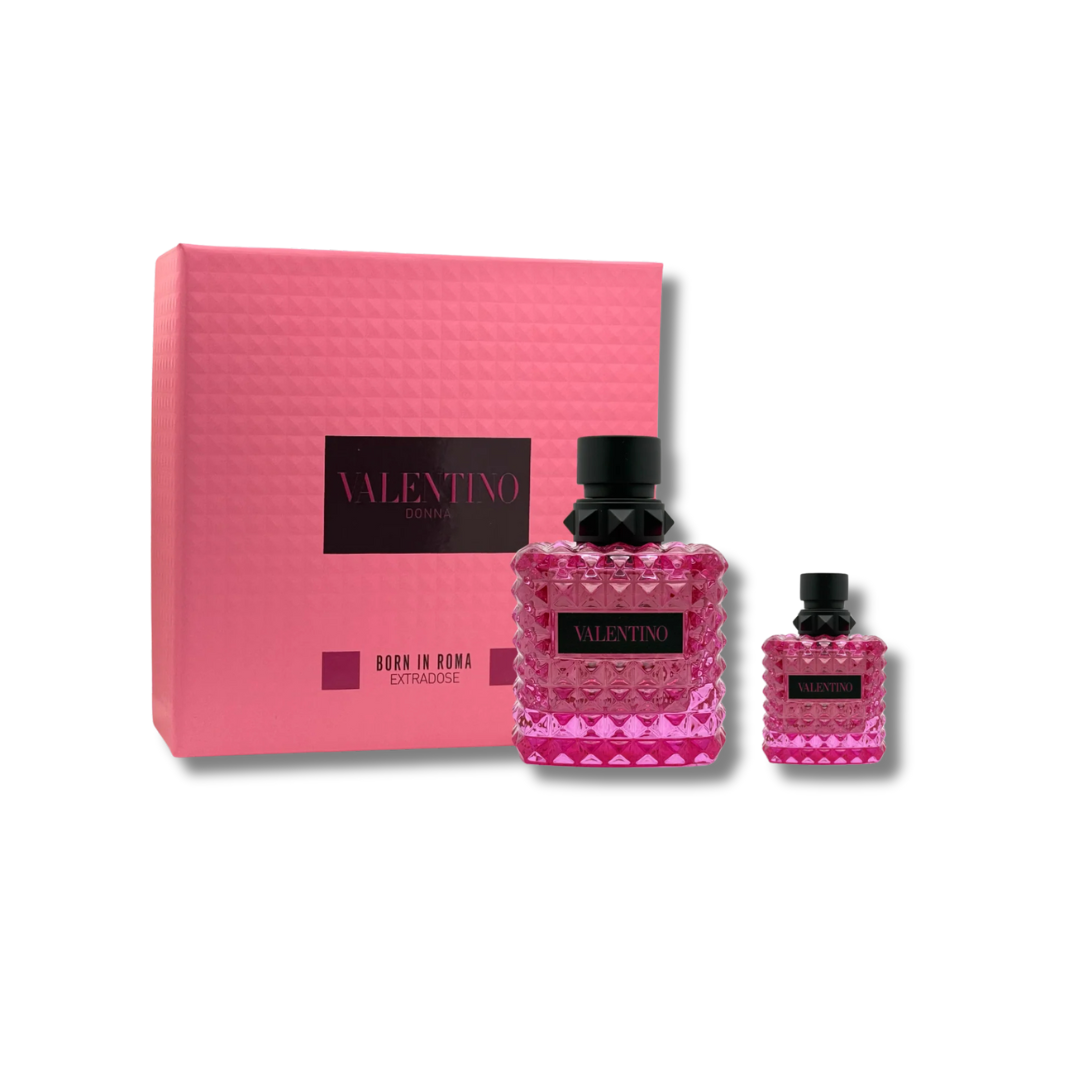 VALENTINO DONNA BORN IN ROMA EXTRADOSE PARFUM 100ML+30ML SET 2PCS