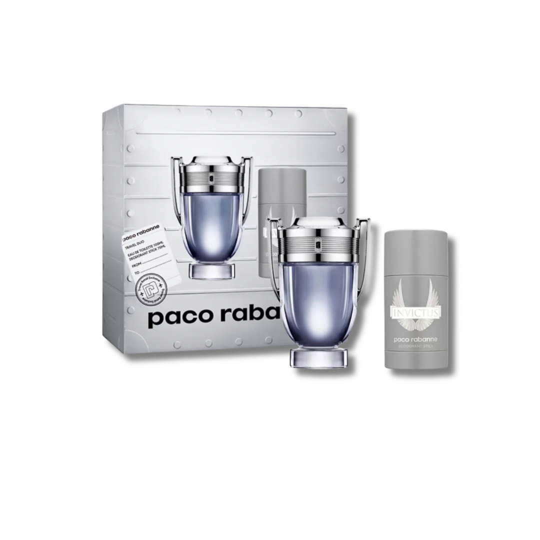 PACO RABANNE INVICTUS EDT 100ML SET 2PCS