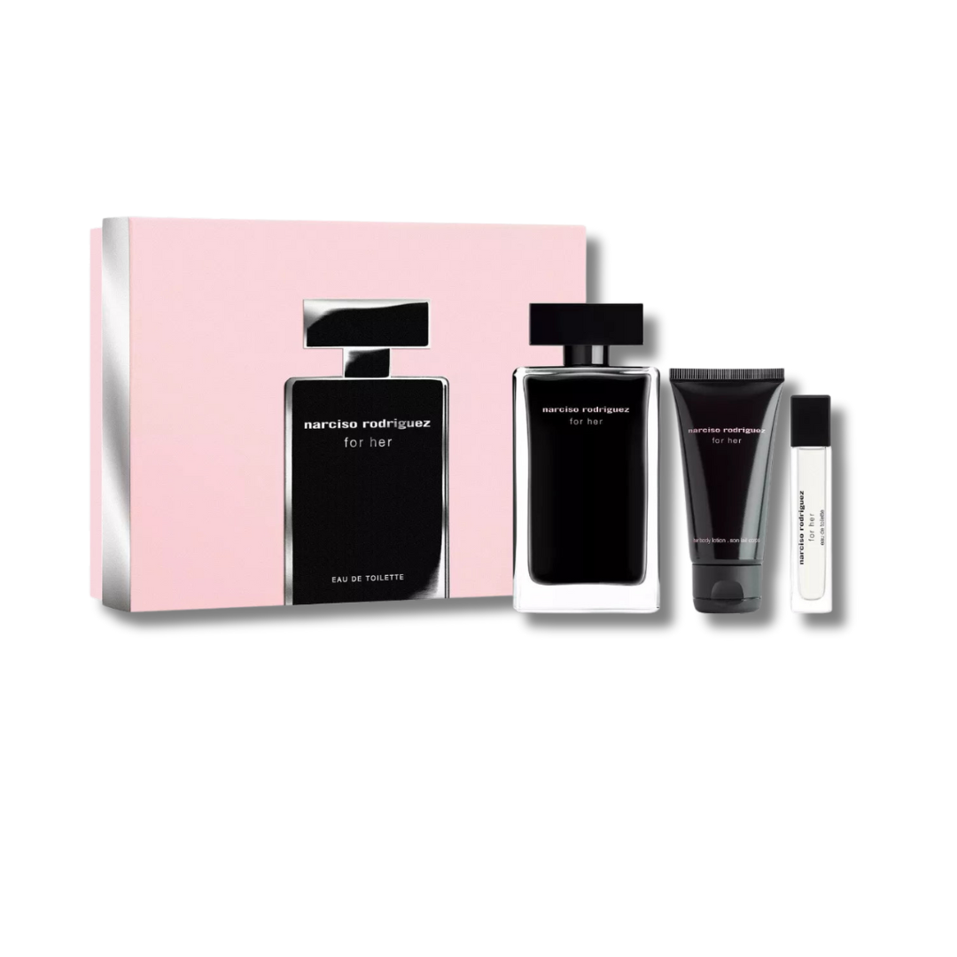 NARCISO RODRIGUEZ FOR HER EDT SET 3PCS