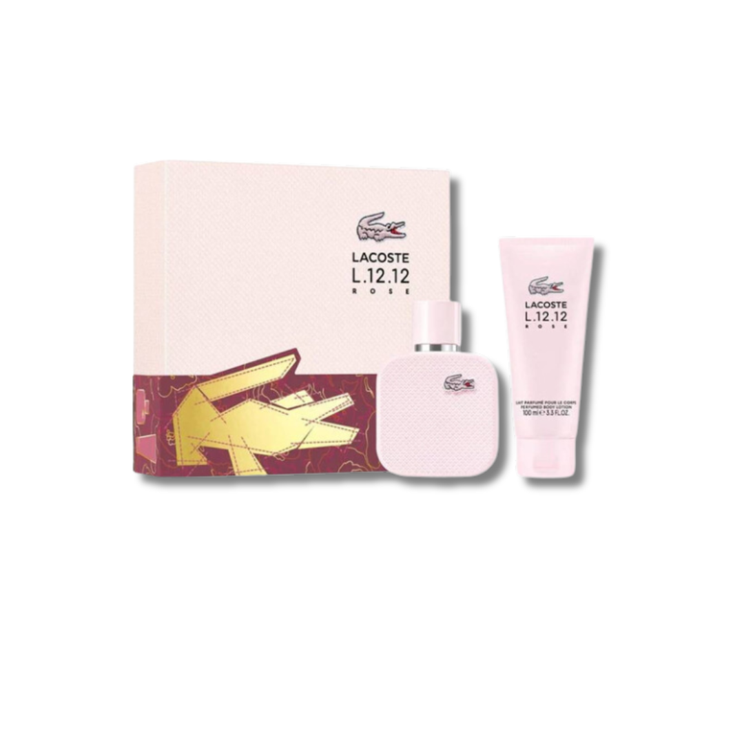 SET LACOSTE ROSE EDP 50ML+BL