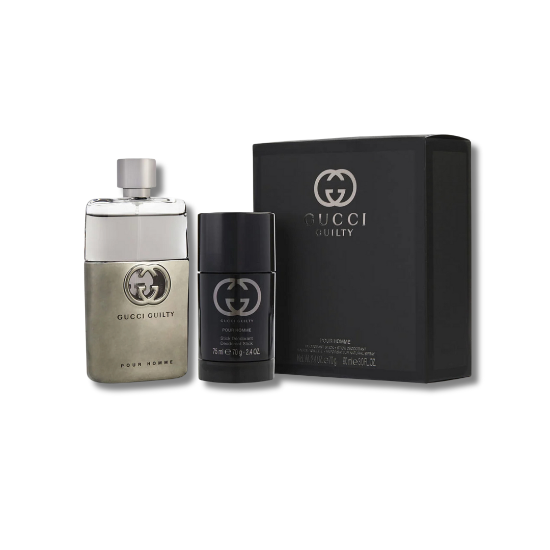 GUCCI GUILTY POUR HOMME EDT SET 90ML+DESO