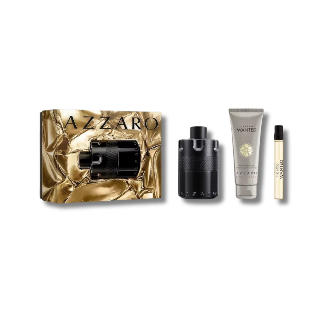 AZZARO MOST WANTED EDP INTENSE SET 100ML+SG+7ML