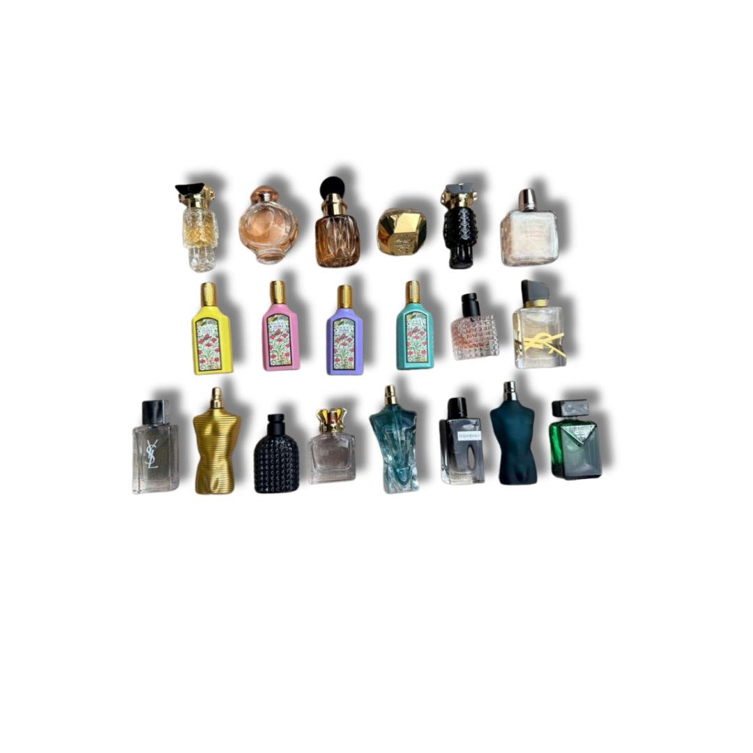 PAQUETE VARIADO DE MINI PERFUMES PREMIUM (12 UNIDADES)