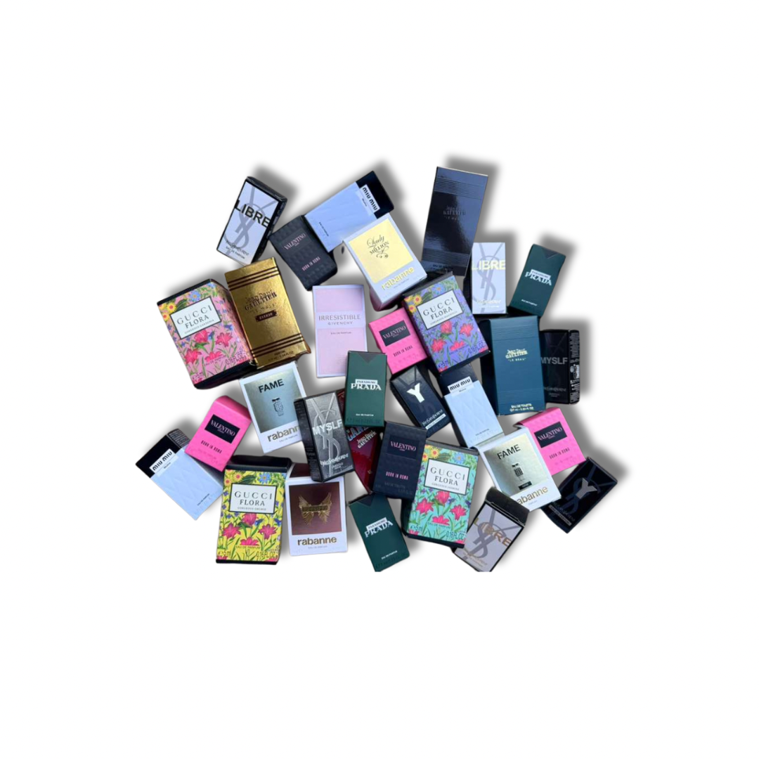 PAQUETE VARIADO DE MINI PERFUMES PREMIUM (12 UNIDADES)