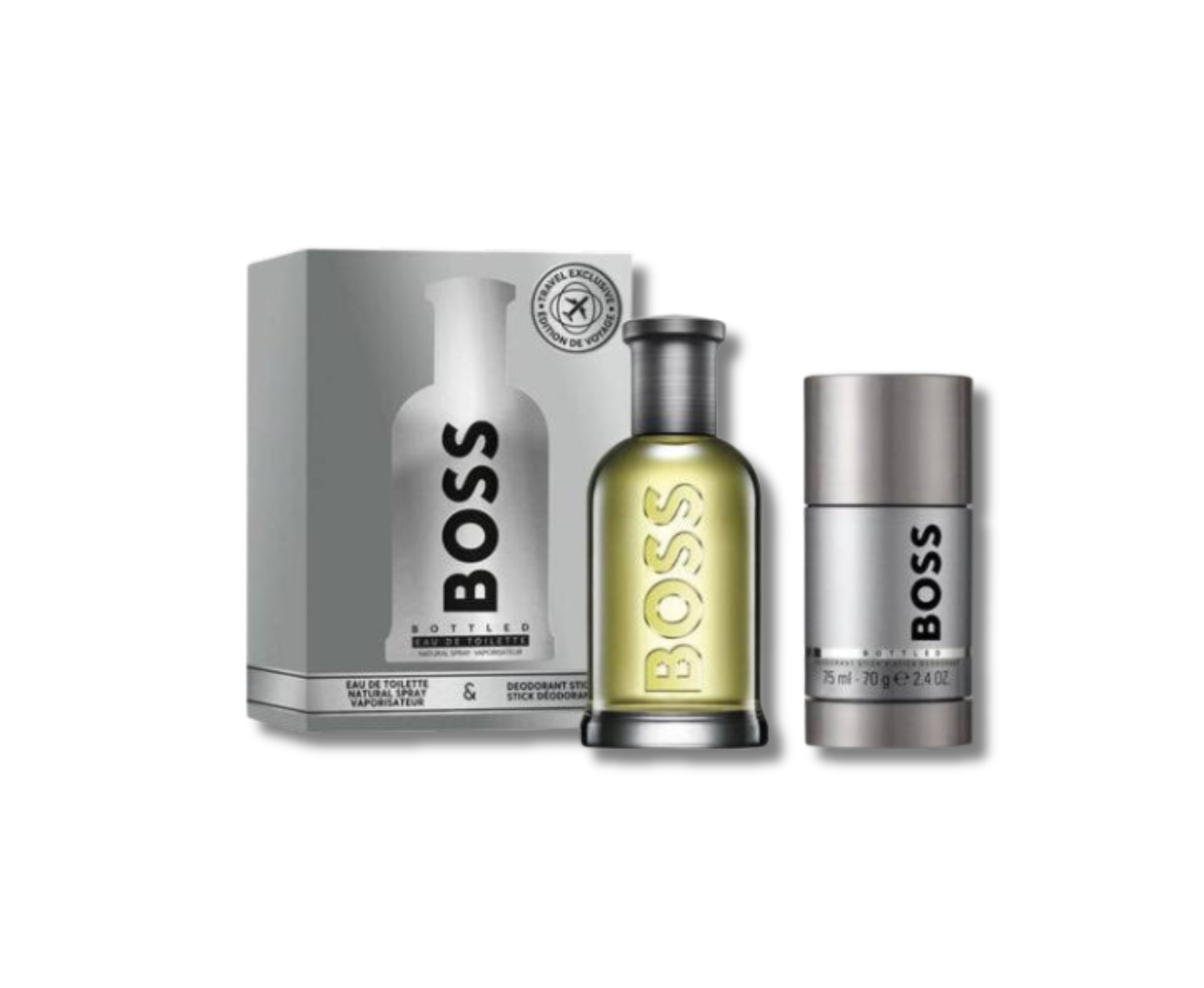 BOSS BOTTLED EDT SET 100ML+DEO