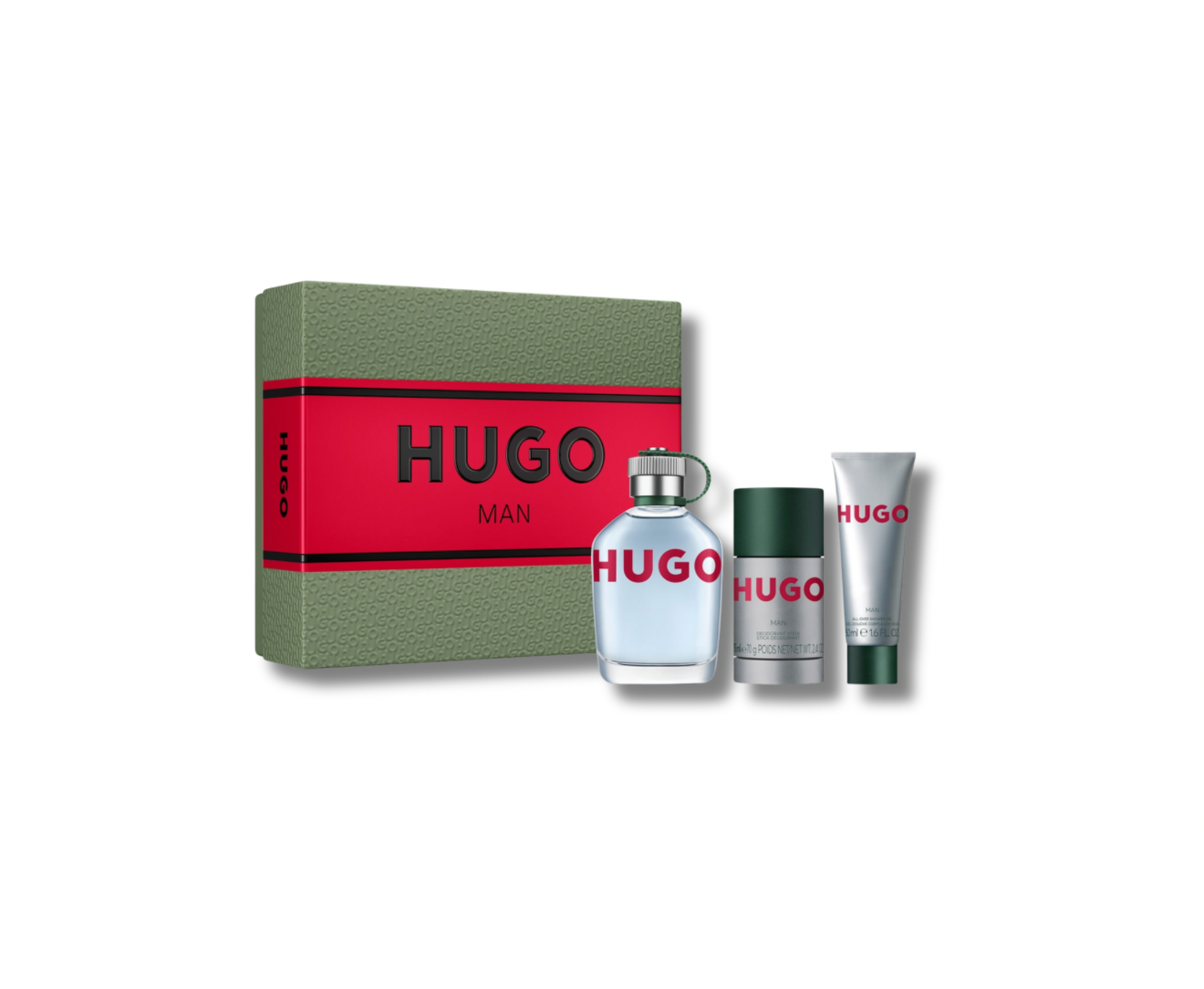 HUGO BOSS HUGO MAN EDT SET 120ML+SG+DEO