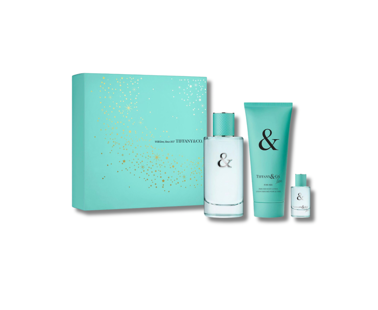 TIFFANY LOVE HER EDP SET 90ML+BL+MIN