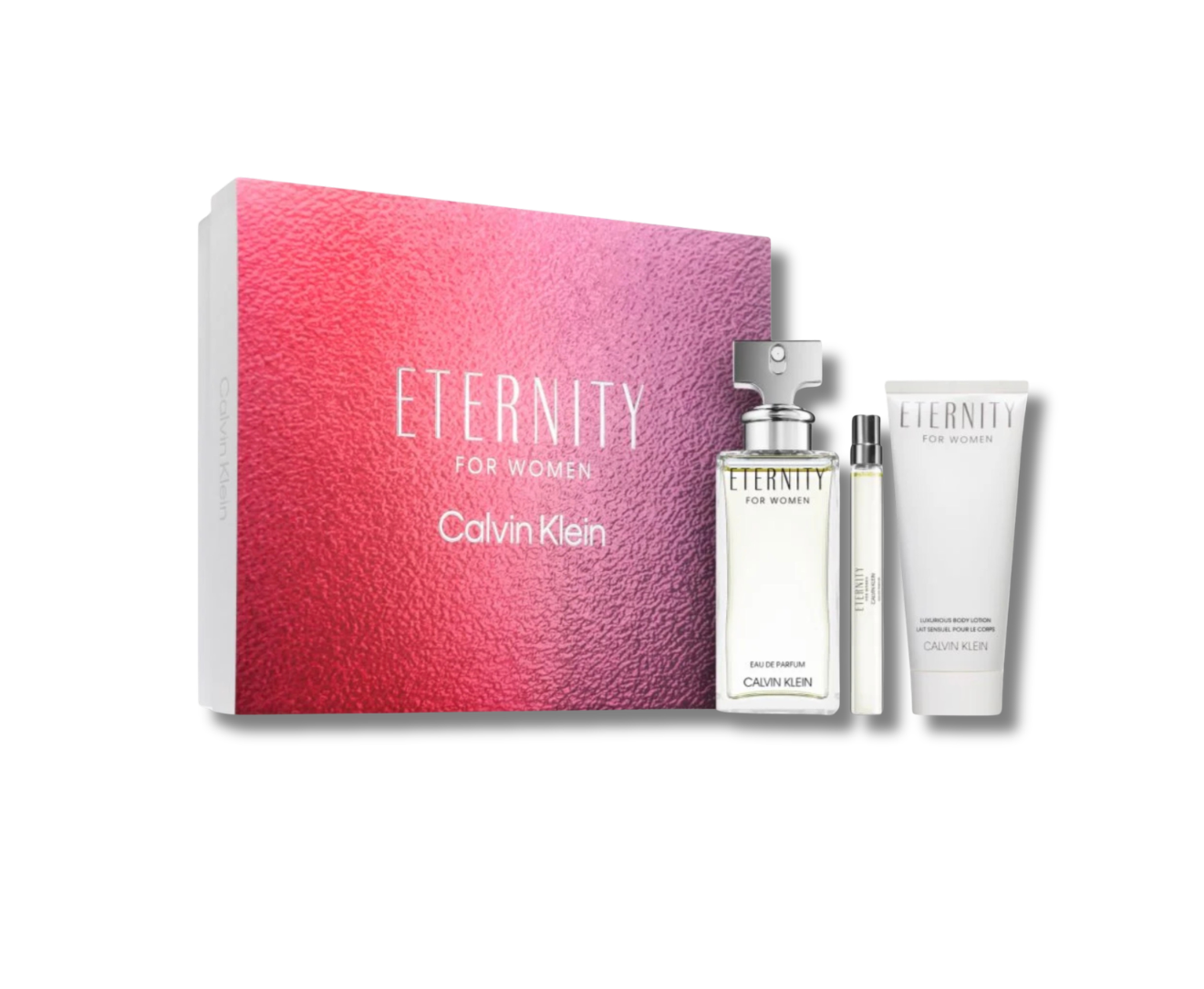 CALVIN KLEIN ETERNITY WOMEN EDP SET  100ML+BL+10ML
