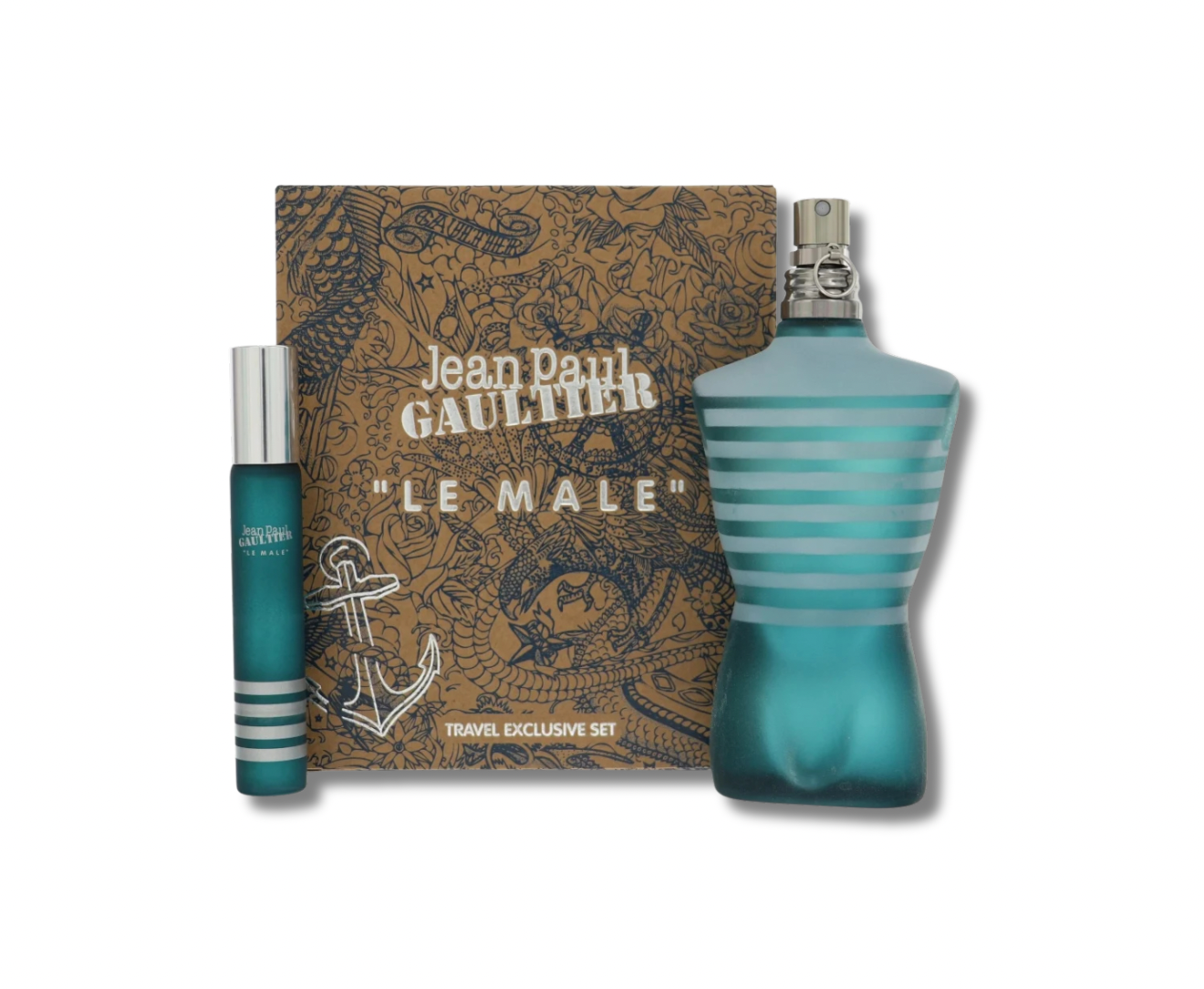 JEAN PAUL GUALTIER LE MALE EDT SET 125ML+10ML SPRAY DE VIAJE