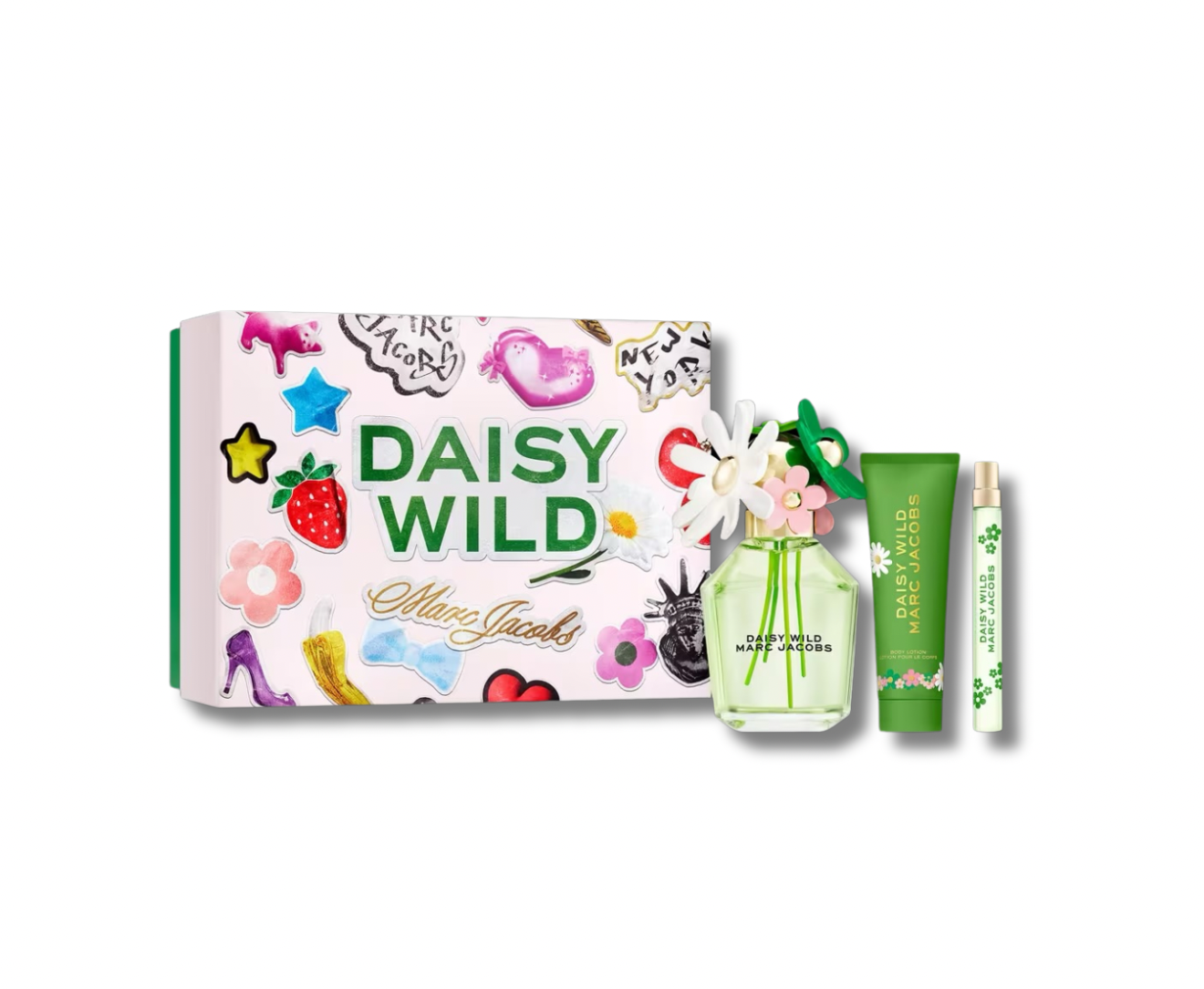 MARC JACOBS DAISY WILD EDP SET  100ML+BL+10ML