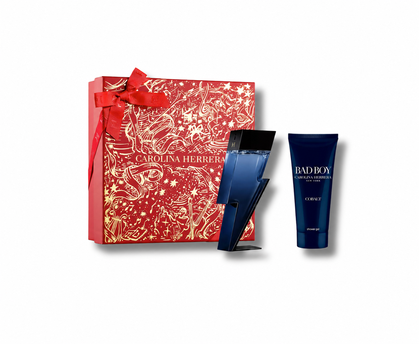 CAROLINA HERRERA BAD BOY COBALT EDP SET 100ML++SG