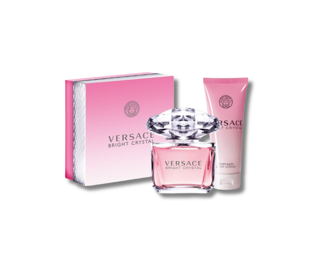 VERSACE BRIGHT CRYSTAL EDT SET 2PCS 90ML+BL