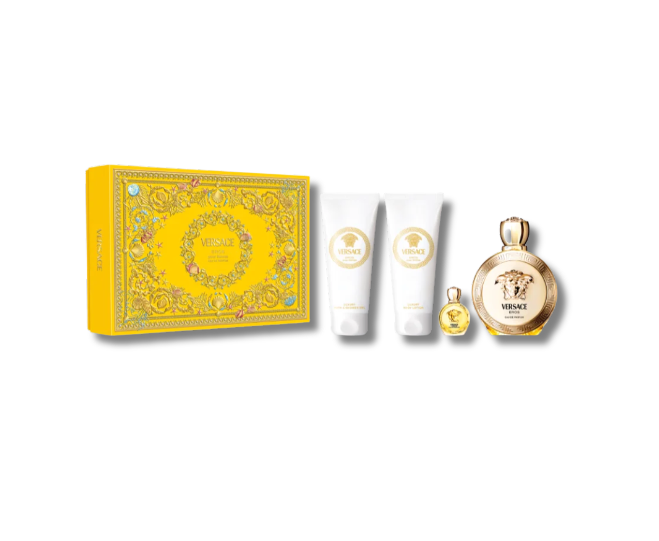 VERSACE EROS FEMME EDP SET 100ML+SG+BL+MINI