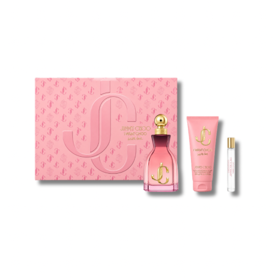 JIMMY CHOO I WANT CHOO WITH LOVE EDP SET 100ML+7ML+BOLSA