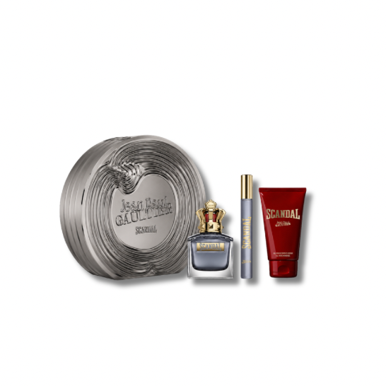 JEAN PAUL GAULTIER SCANDAL HOMME SET 100ML+SG+10ML