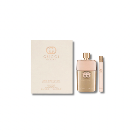 GUCCI GUILTY FEMME EDP SET DE 3 PIEZAS 90ML+BL+10ML