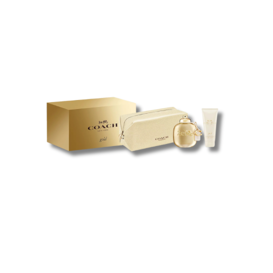COACH GOLD EDP 90ML+7ML+POUCH