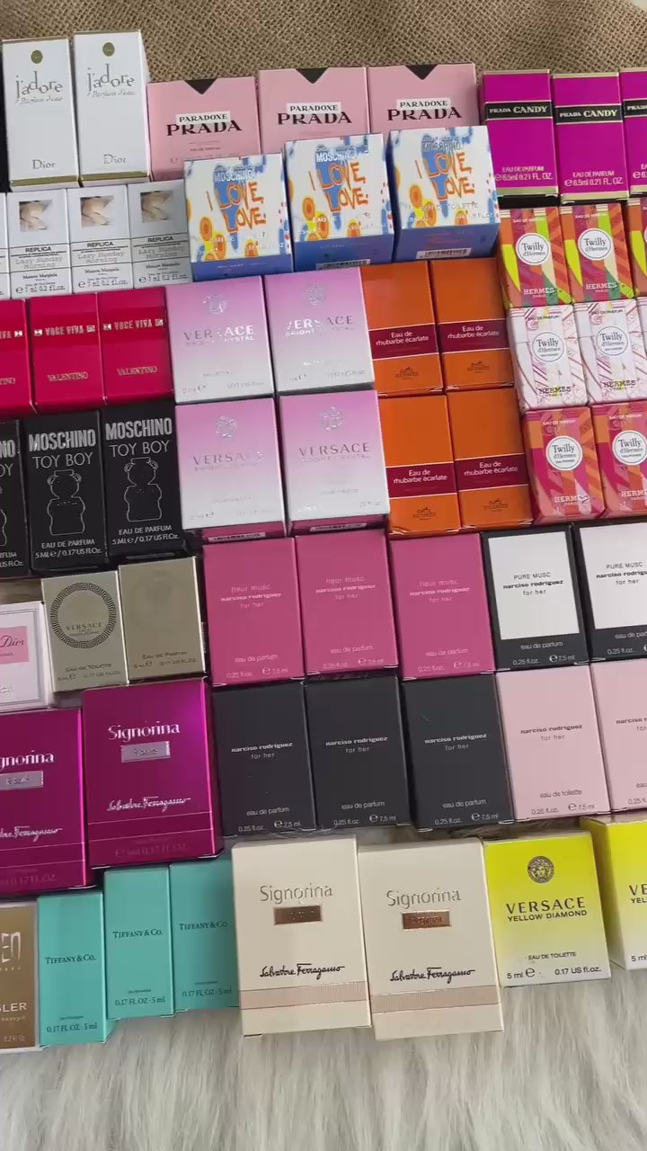 VARIETY PACK OF MINI PERFUMES 5ML 36 PACK